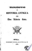 Elementos de historia antigua