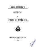 Elementos de historia de Costa Rica: 1502-1856