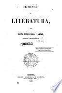 Elementos de literatura