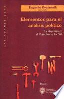 Elementos para el análisis político