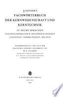 Elsevier's Dictionary of Nuclear Science and Technology