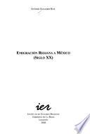Emigración riojana a México, (siglo XX)