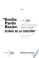 Emilia Pardo Bazán, estado de la cuestión
