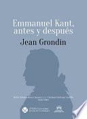 Emmanuel Kant, antes y después