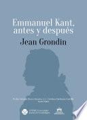 Emmanuel Kant, antes y después