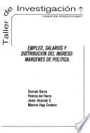Empleo, salarios y distribución del ingreso