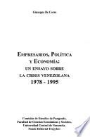 Empresarios, política y economía