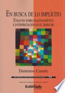 En Busca de lo Implícito. Ensayos Sobre Razonamiento e Interpretación en el Derecho.