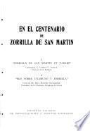 En el centenario de Zorrilla de San Martín