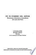 En el nombre del señor