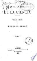 En el umbral de la ciencia