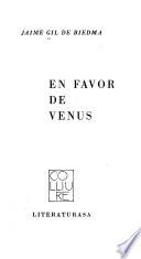En favor de Venus