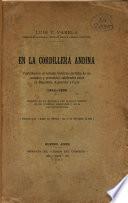 En la Cordillera andina