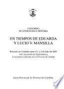 En tiempos de Eduarda y Lucio V. Mansilla