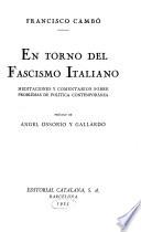 En torno del fascismo italiano