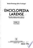 Enciclopedia larense: Educación, música popular y folklórica, leyendas folklóricas, provincialismos