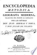 Enciclopedia Metódica, Geografía Moderna