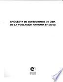 Encuesta de condiciones de vida de la población Navarra en 2003