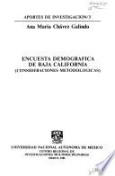 Encuesta demográfica de Baja California