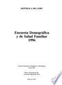 Encuesta demográfica y de salud familiar, 1996