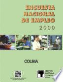 Encuesta Nacional de Empleo 2000. Colima