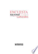 Encuesta nacional de prácticas y consumo culturales