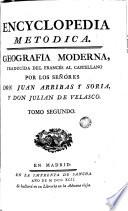 Encyclopedia metodica: geografia moderna, 2