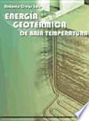 energía geotérmica de baja temperatura