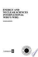 Energy & Nuclear Sciences International Who's who