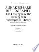 English Shakespeariana, Nash - Zukofsky