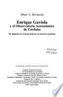 Enrique Gaviola y el Observatorio Astronómico de Córdoba