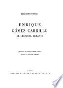 Enrique Gómez Carrillo, el cronista errante