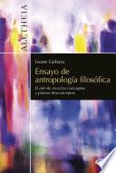Ensayo de antropología filosófica
