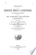 Ensayo de geografía médica y climatología de la República Mexicana