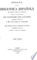 Ensayo de una biblioteca española de libros raros y curiosos
