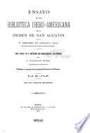 Ensayo de una biblioteca ibero-americana de la Orden de San Agustin: Ci-F
