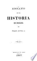 Ensayo de una historia de Orizaba
