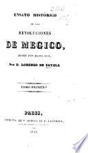 Ensayo histórico de las revoluciones de Mégico