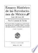 Ensayo histórico de las revoluciones de México desde 1808 hasta 1830