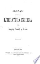 Ensayo sobre la literatura inglesa