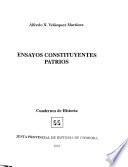 Ensayos constituyentes patrios