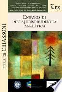 Ensayos de metajurisprudencia analítica