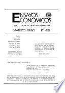 Ensayos económicos
