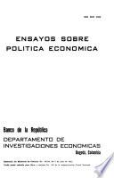 Ensayos sobre política económica