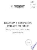 Enseñanza y presupuestos generales del Estado