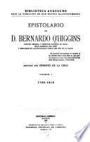 Epistolario de D. Bernardo O'Higgins