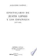Epistolario de Justo Lipsio y los españoles