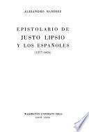 Epistolario de Justo Lipsio y los españoles