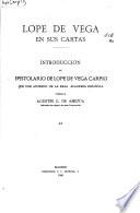 Epistolario de Lope de Vega Carpio