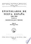 Epistolario de Nueva España, 1505-1818
